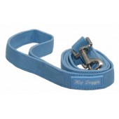 HIP DOGGIE GUINZAGLIO IN FETTUCCIA AZZURRO